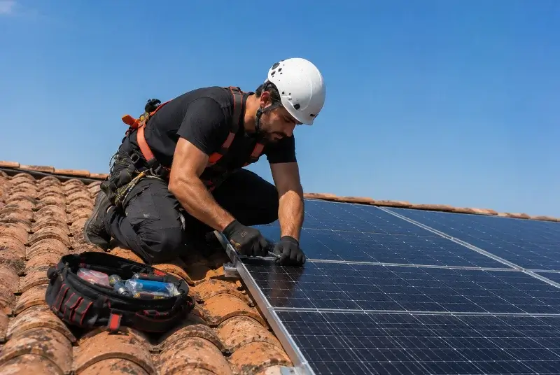 Maintenance et monitoring de panneaux solaires à Saint-Martin-d'Arberoue