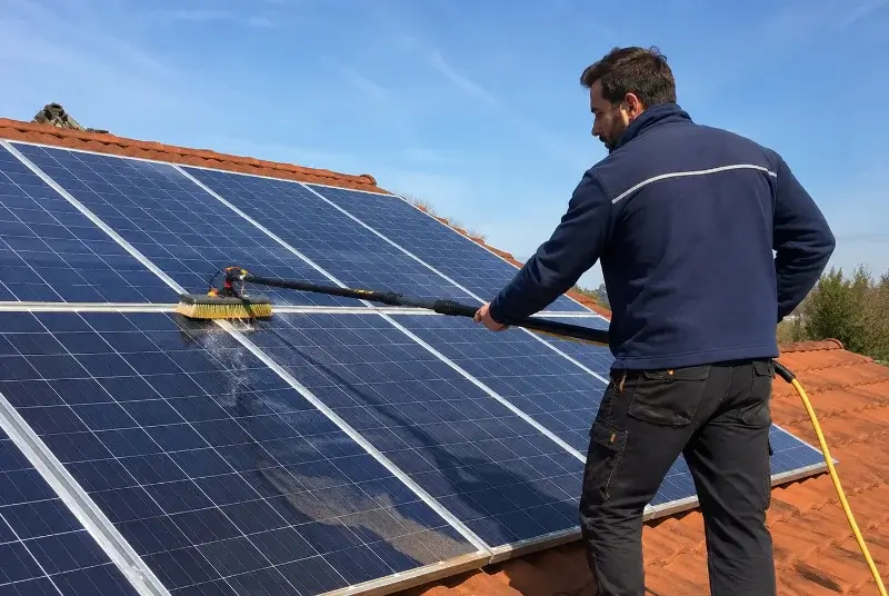 Nettoyage et entretien de panneaux solaires à Saint-Martin-d'Arberoue